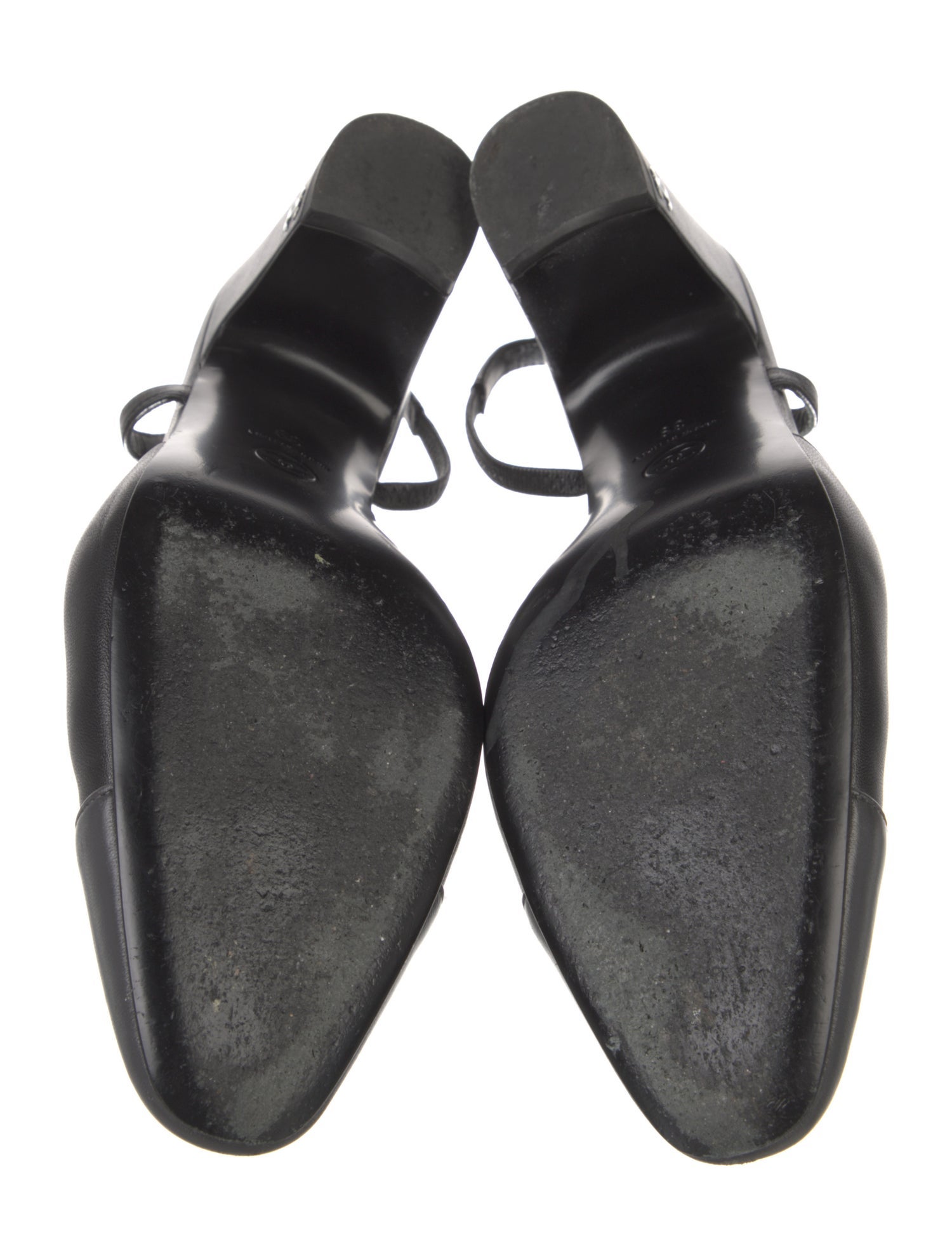 Chanel 2023 Interlocking CC Logo Slingback Pumps